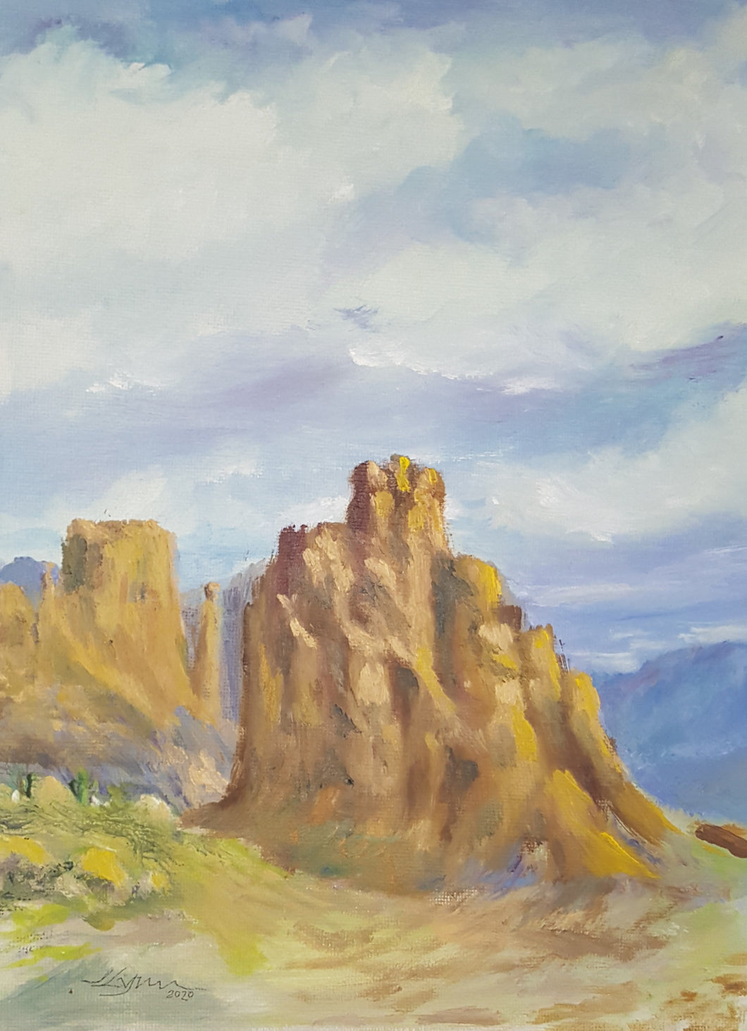 Arizona Desert - 9 x 12