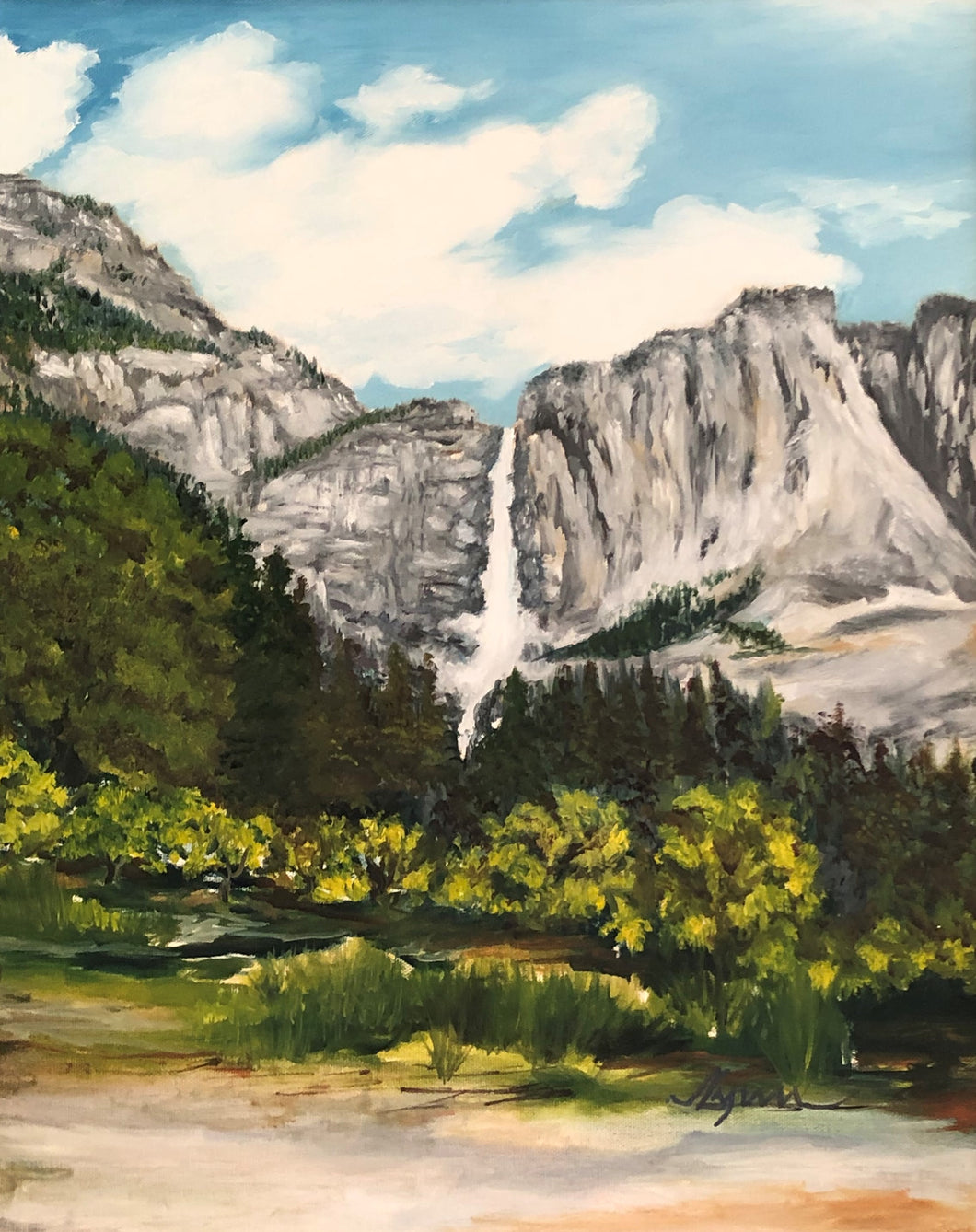 In Private Collection: Yosemite Falls