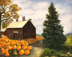 In Private Collection: Fall Montana Barn