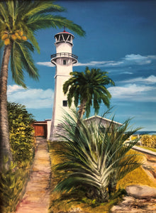 In Private Collection: Diamond Head Lighthouse, Oahu