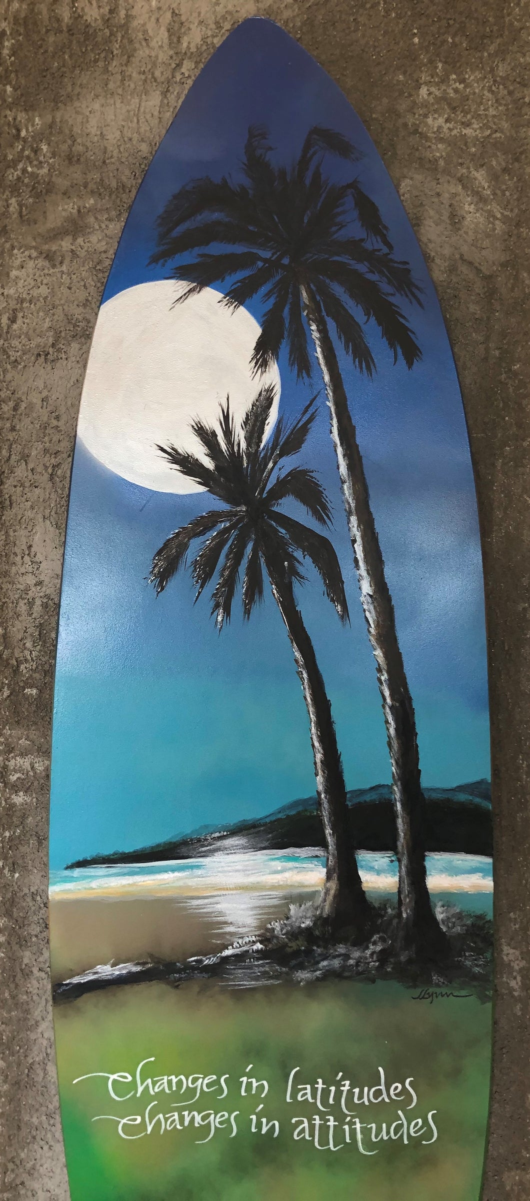 In Private Collection: Surfboard Painting